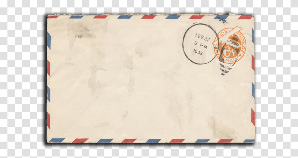 Old Envelop Envelope, Airmail, Rug, Postage Stamp Transparent Png
