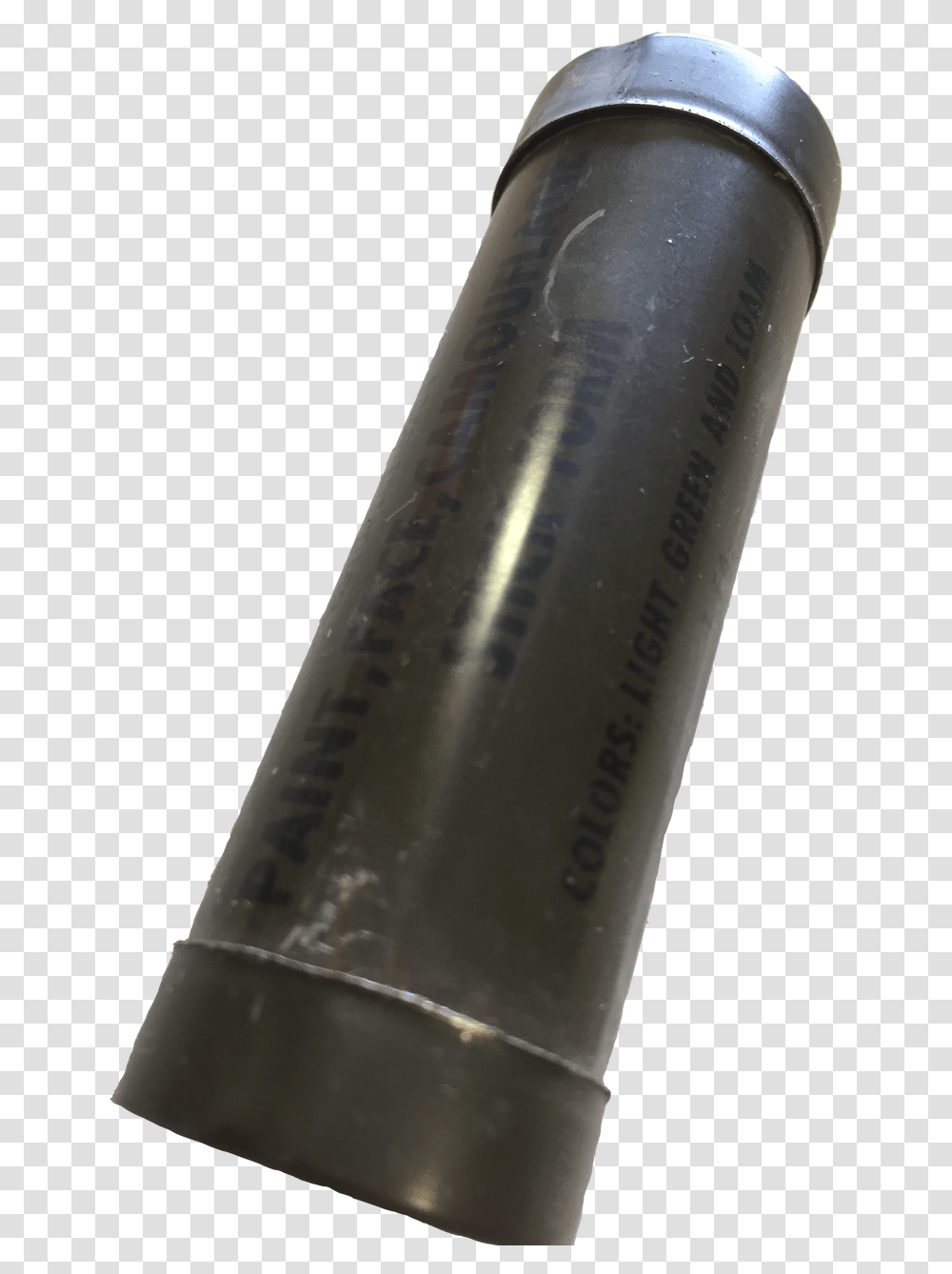 Old Face Paint In Tube Cylinder, Cosmetics, Mascara Transparent Png