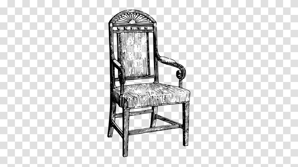 Old Fashioned Chair Old Chair Vector, Gray Transparent Png