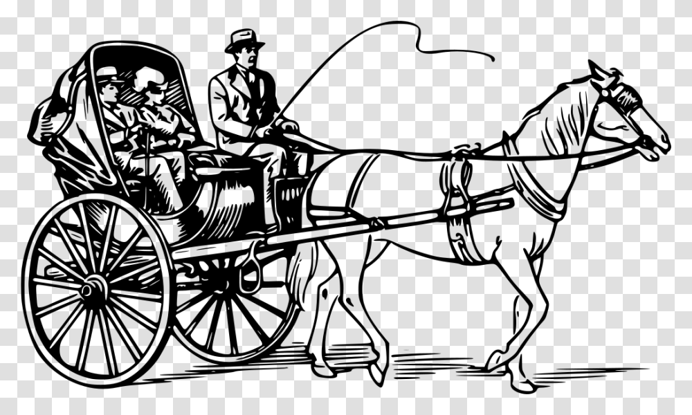 Old Fashioned Horse And Carriage, Gray, World Of Warcraft Transparent Png