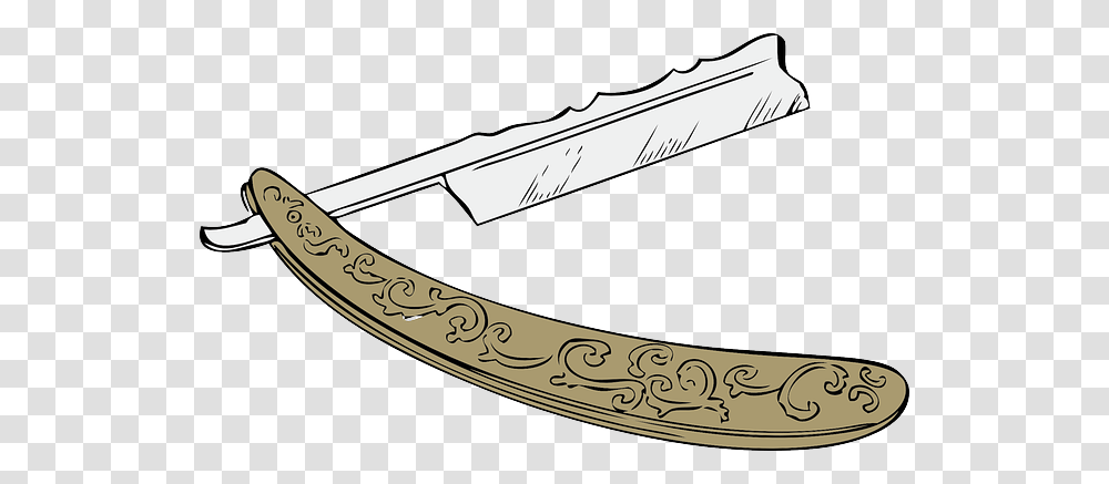 Old Fashioned Razor Those Luxuriously Endowed Musician Types, Weapon, Weaponry, Blade, Sword Transparent Png