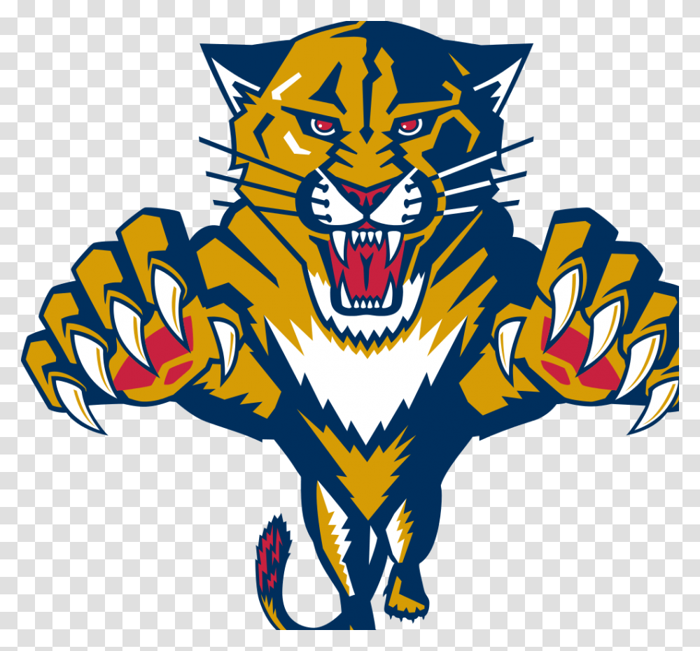 Old Florida Panthers Logo, Hook, Claw, Mammal, Animal Transparent Png