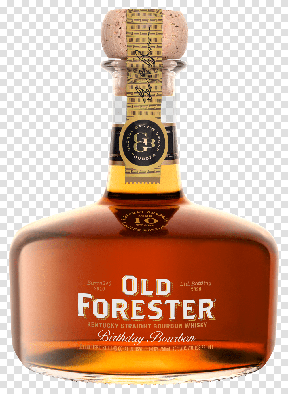 Old Forester 2020 Birthday Bourbon Whisky Old Forester Birthday Bourbon Transparent Png