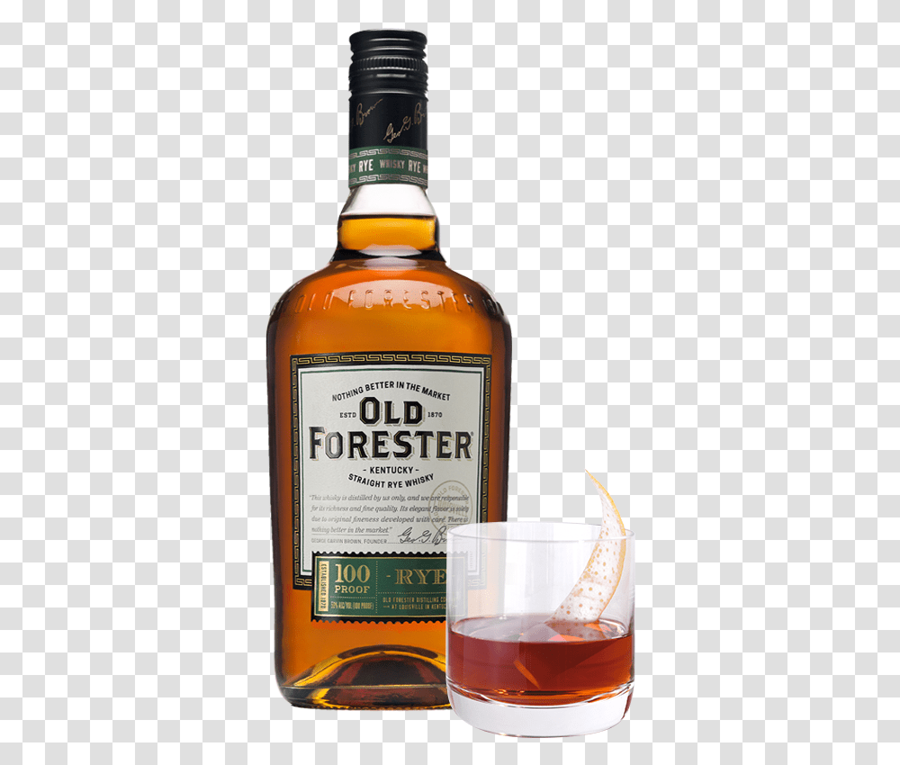 Old Forester Bourbon, Liquor, Alcohol, Beverage, Drink Transparent Png