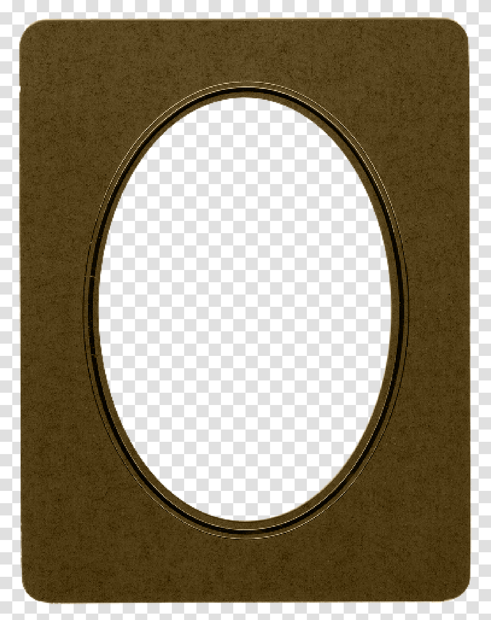 Old Frame, Oval Transparent Png