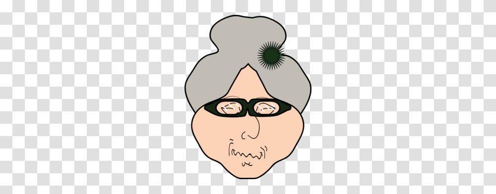 Old Grandma Clipart, Face, Drawing, Plant, Doodle Transparent Png
