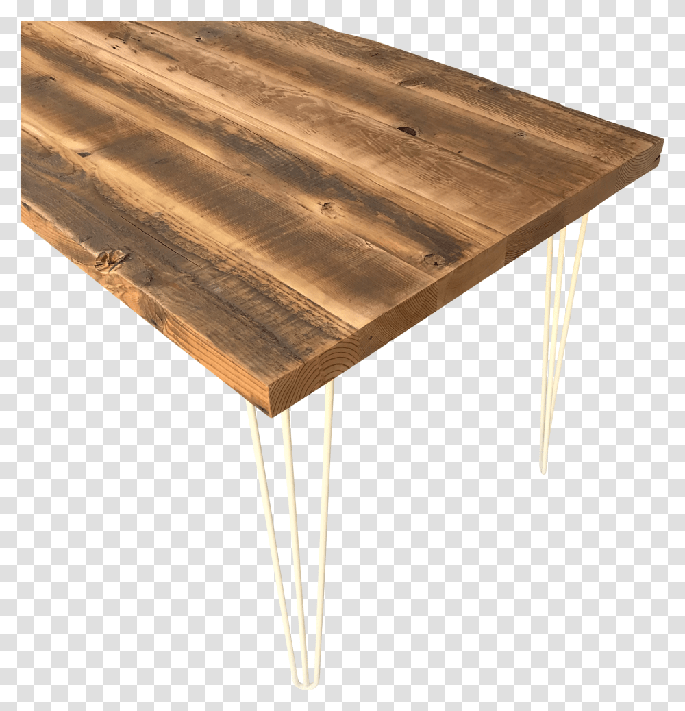 Old Growth Reclaimed Wood Table With Hairpin Legs Coffee Table, Tabletop, Furniture, Dining Table, Plywood Transparent Png