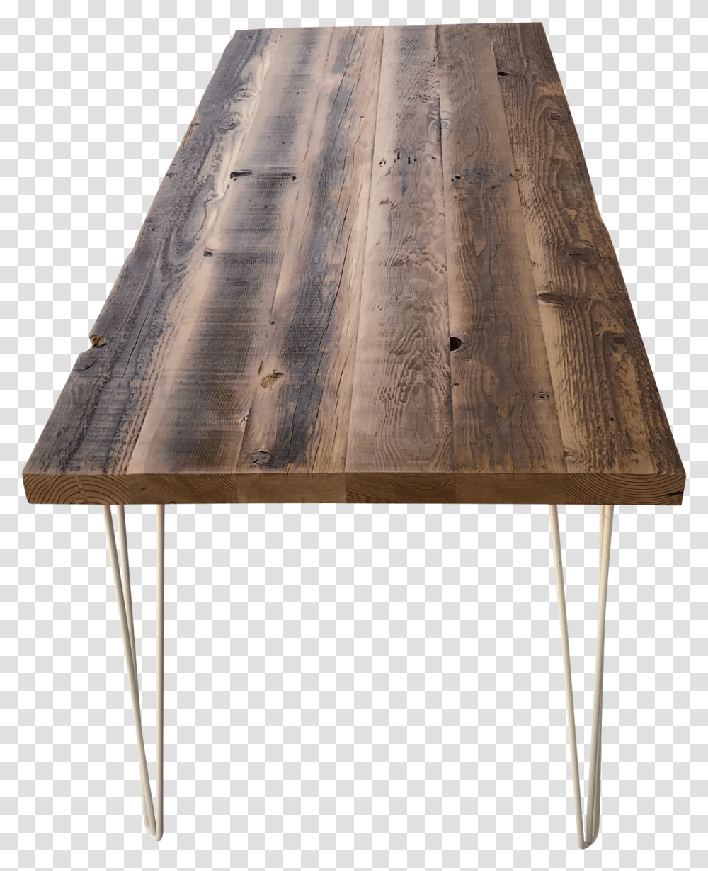 Old Growth Reclaimed Wood Table With Hairpin Legs Coffee Table, Tabletop, Furniture, Lamp, Dining Table Transparent Png