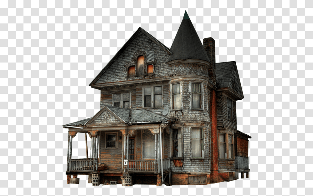 Old Haunted House, Cottage, Housing, Building, Mansion Transparent Png