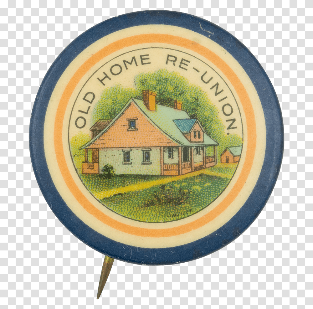 Old Home Re Union Event Button Museum House, Label, Logo Transparent Png