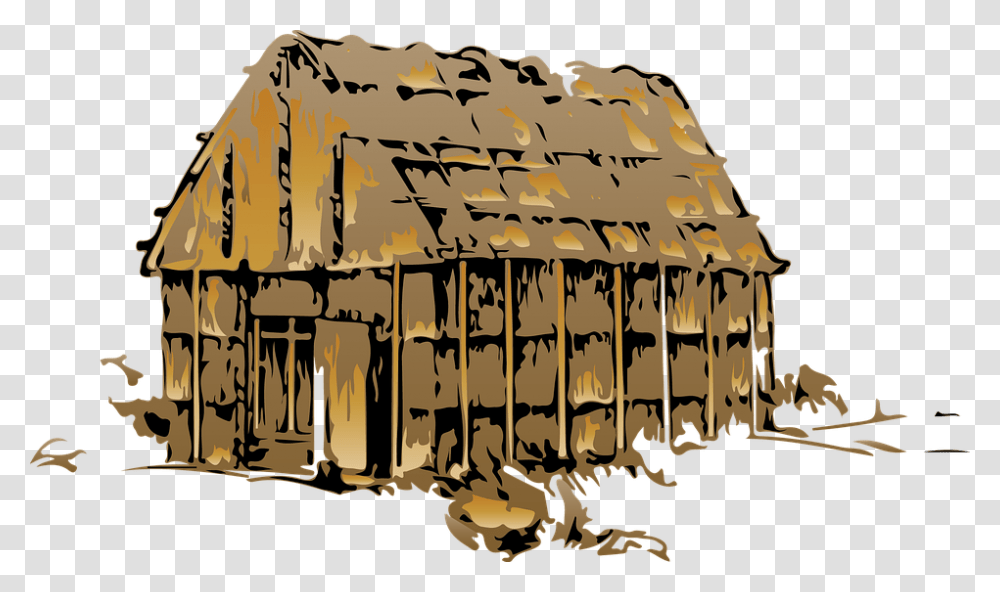 Old House Cartoon, Nature, Outdoors, Shelter, Rural Transparent Png