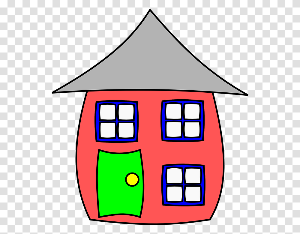 Old House Clipart Brick Home, Pac Man, Plant, Tabletop, Furniture Transparent Png