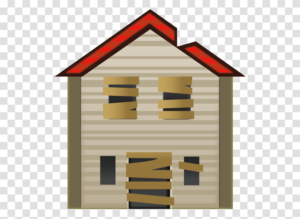 Old House Emoji, Housing, Building, Cabin Transparent Png
