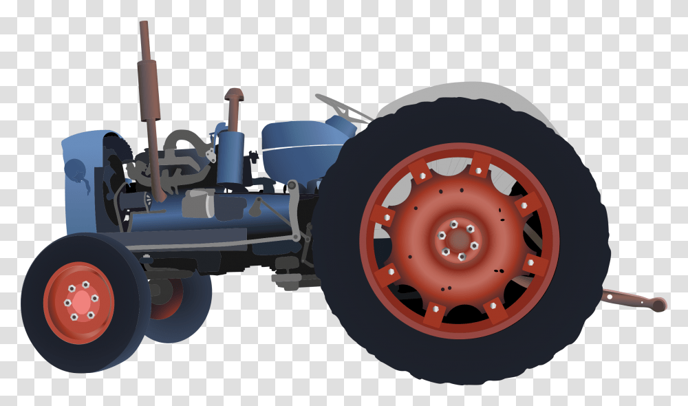 Old John Deere Tractor Ford Tractor, Tire, Wheel, Machine, Car Wheel Transparent Png