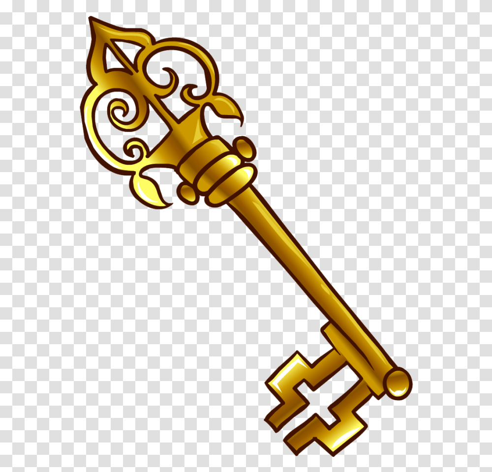 Old Key Clipart, Handle, Gold, Weapon, Weaponry Transparent Png