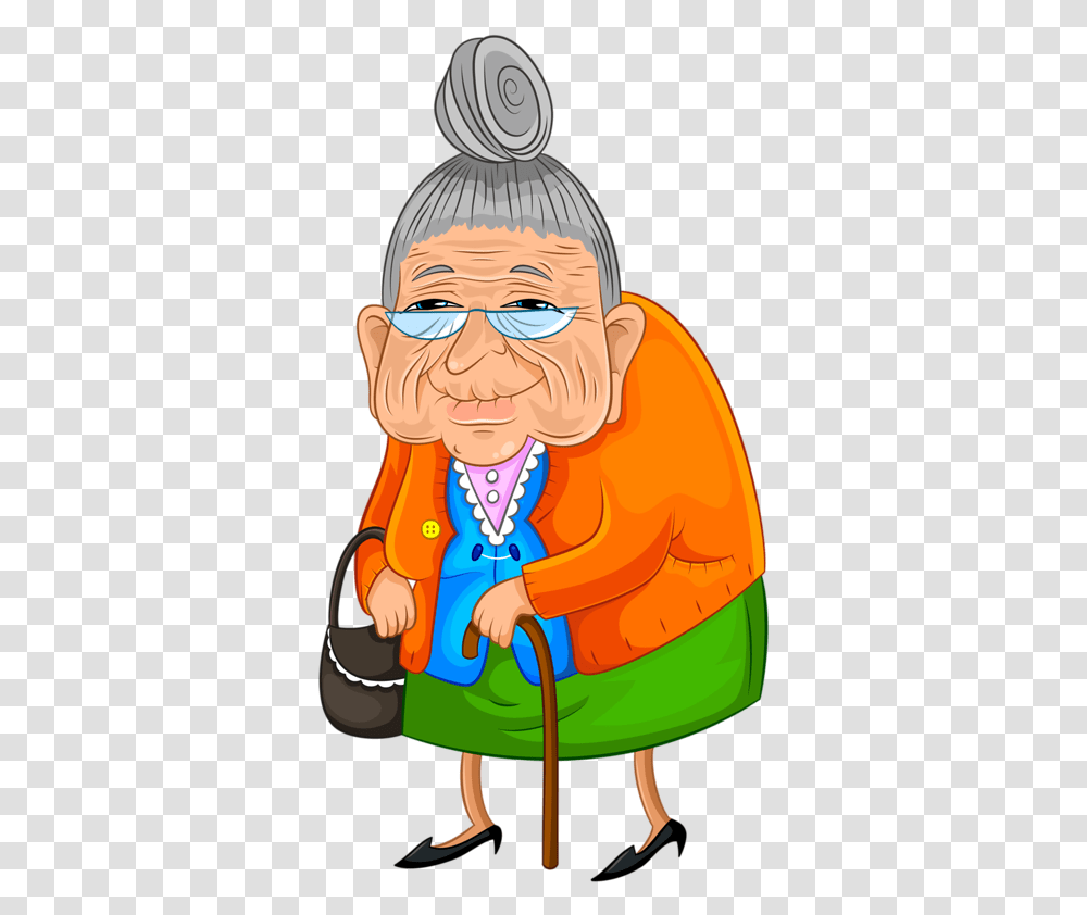 Old Lady Cartoon Free, Person, Face, Glasses, Outdoors Transparent Png
