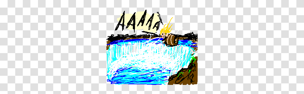 Old Lady Going Over Niagara Falls In A Barrell, Light, Water Transparent Png