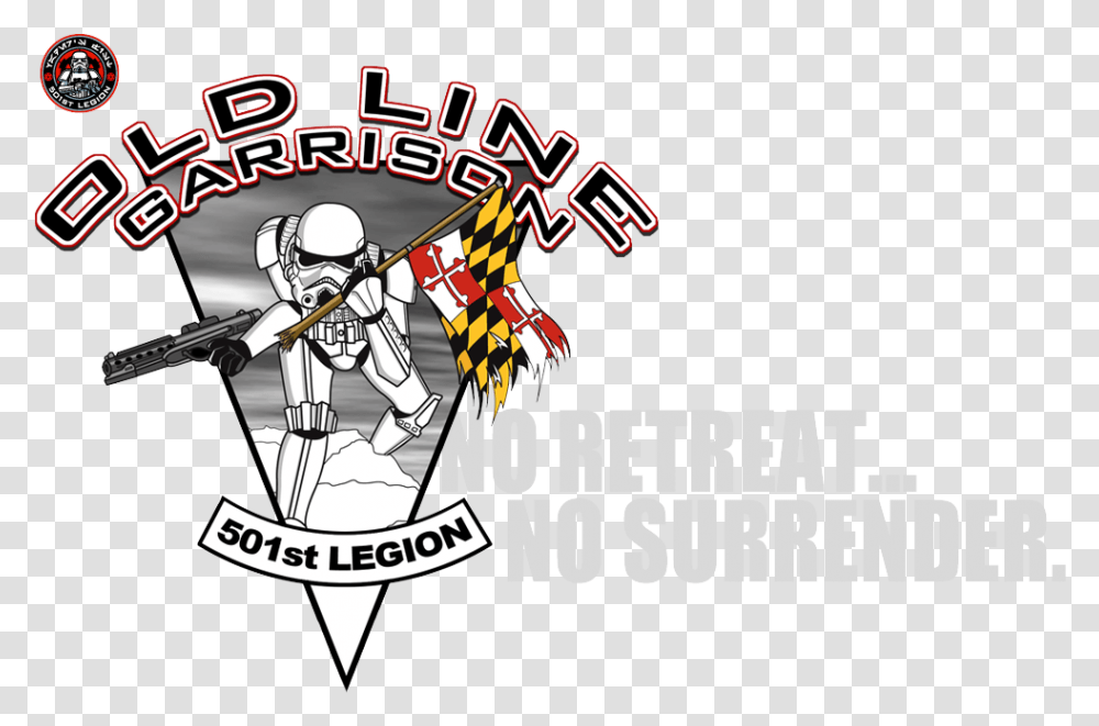 Old Line Garrison Old Line Garrison 501st Legion, Text, Hand, Clothing, Label Transparent Png