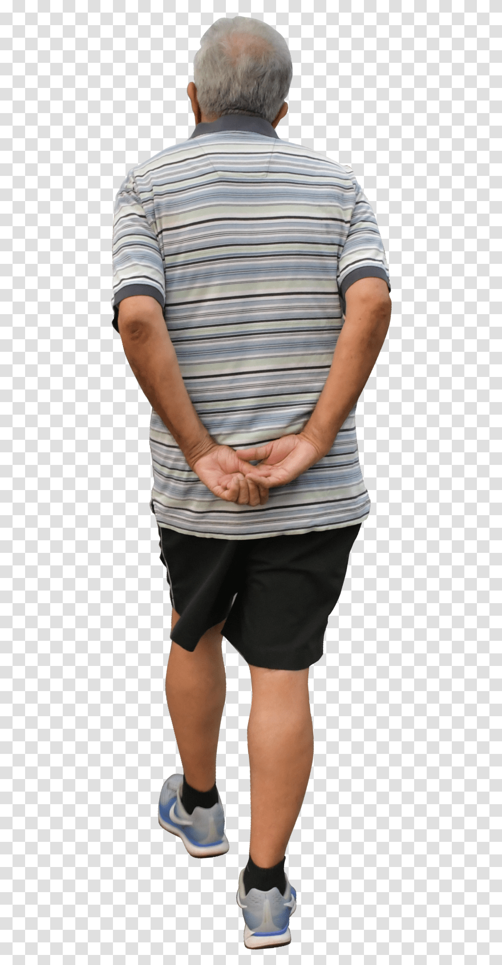 Old Man Walking Back, Sleeve, Person, Arm Transparent Png