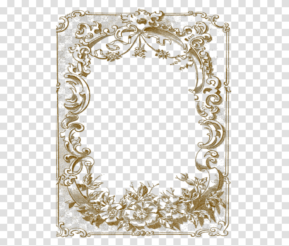 Old Medieval Frame, Rug, Oval, Floral Design, Pattern Transparent Png