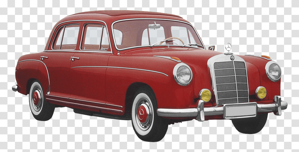 Old Mercedes Benz Car, Vehicle, Transportation, Automobile, Sedan Transparent Png