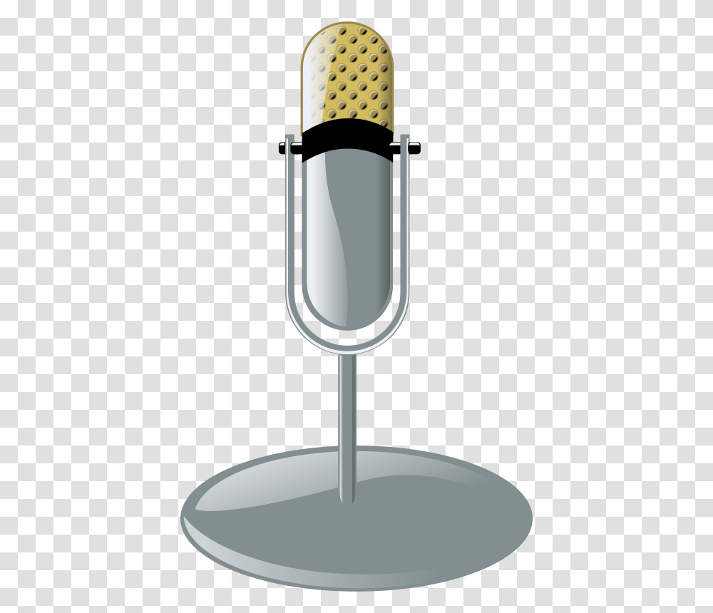 Old Microphone Cleanup Style, Technology, Glass, Sink Faucet, Wine Glass Transparent Png