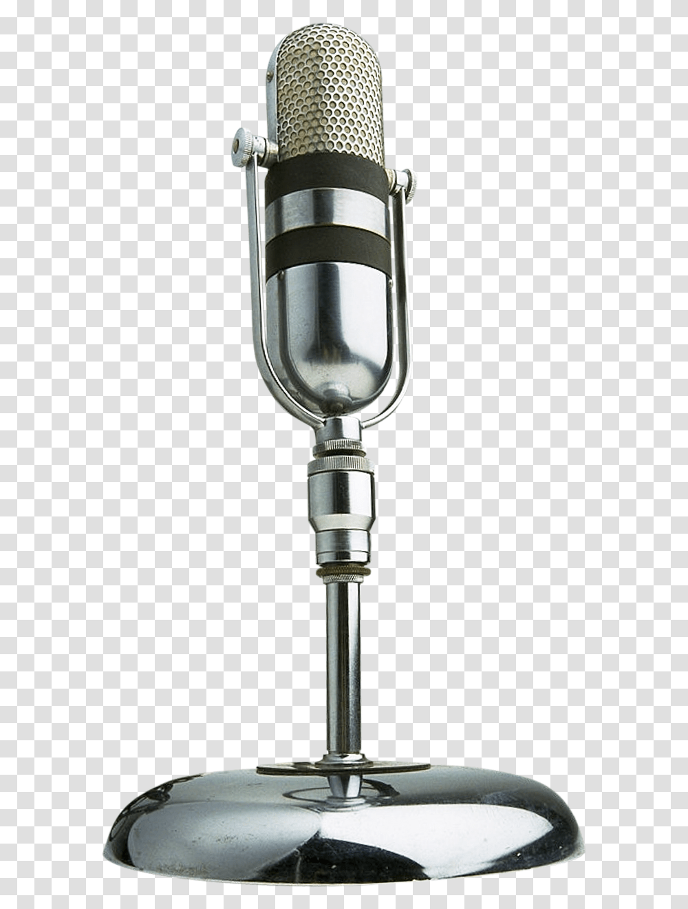 Old Microphone Image Old Microphone, Glass, Goblet, Lighting, Spotlight Transparent Png