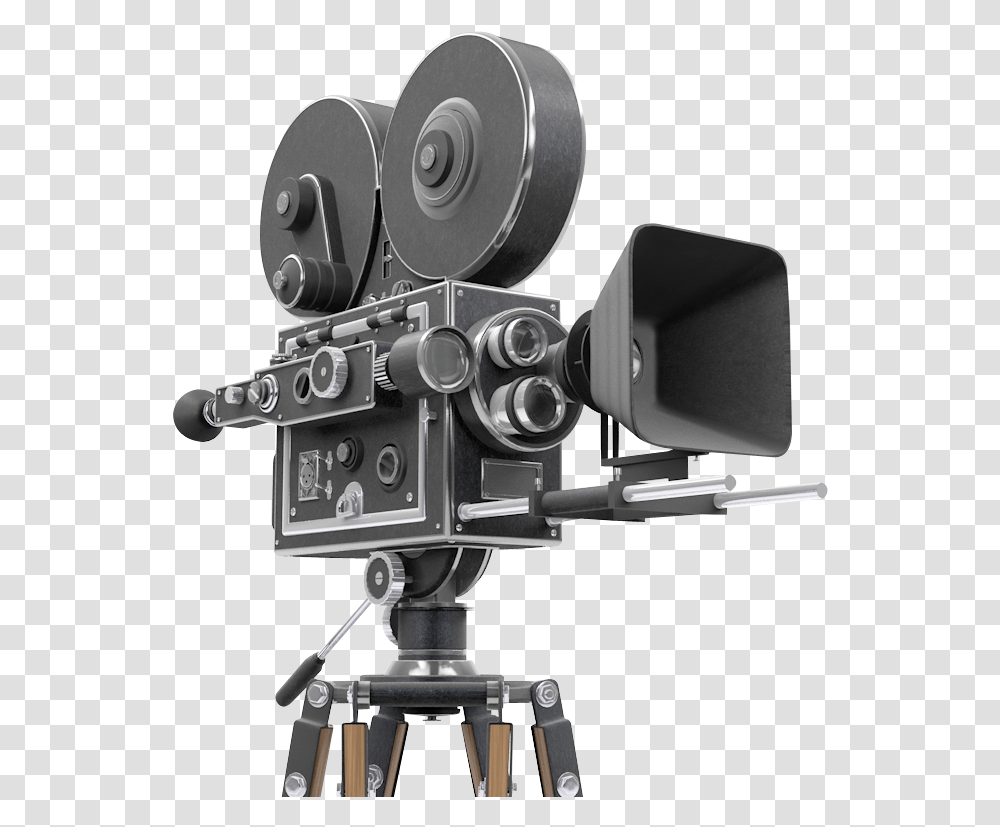 Old Movie Camera, Tripod, Electronics, Projector, Robot Transparent Png