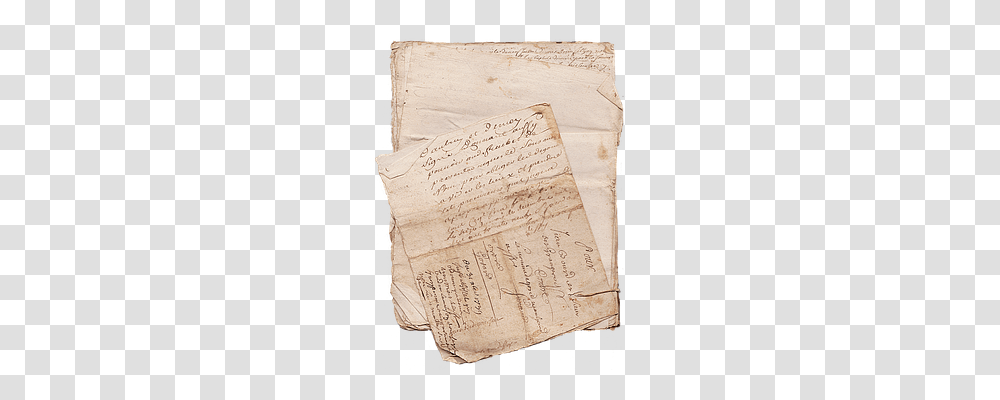 Old Paper Text, Document, Diary, Handwriting Transparent Png