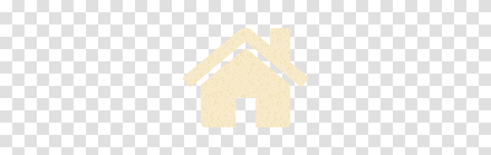 Old Paper House Icon, Label, Cross Transparent Png