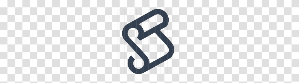 Old Paper Script Icon From Line Collection Icon Alone, Gate, Hook Transparent Png