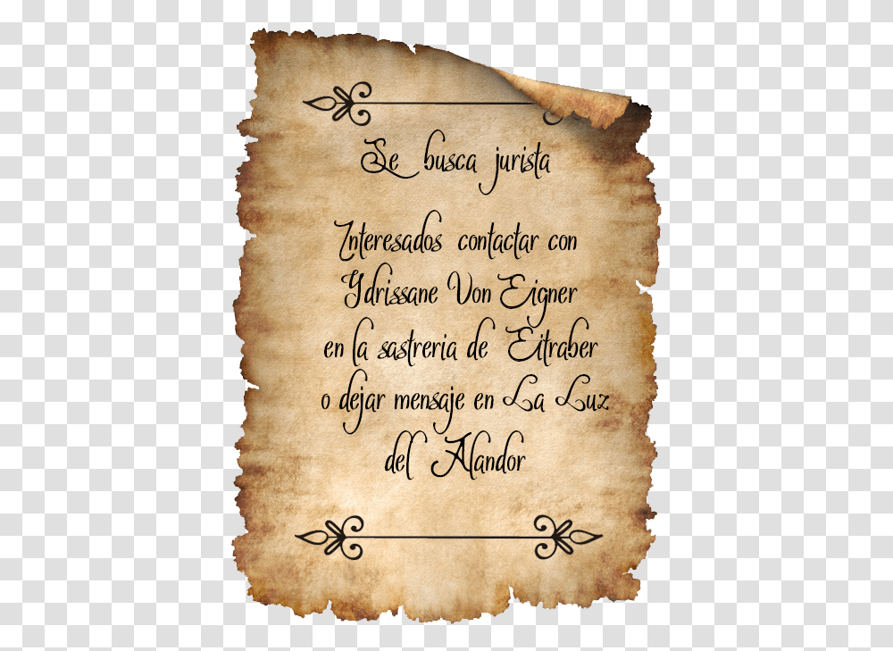 Old Paper Writing Template, Scroll, Page, Calligraphy Transparent Png