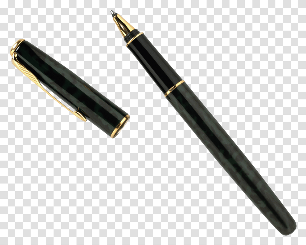 Old Pen Clipart Pen Top View, Fountain Pen, Sword, Blade, Weapon Transparent Png