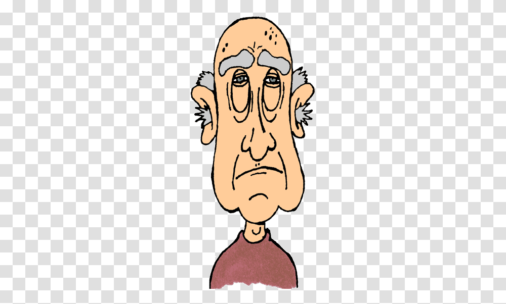 Old People Clip Art, Head, Face, Stencil, Drawing Transparent Png