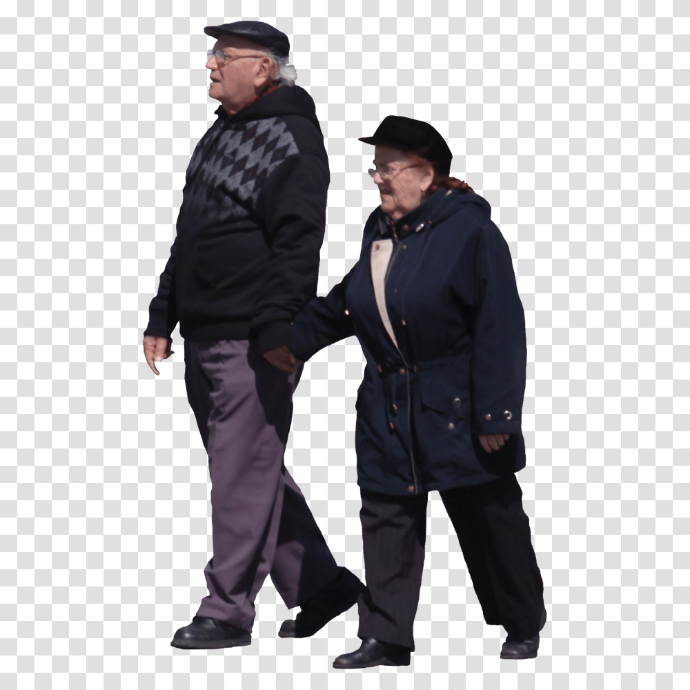 Old Person Image, Overcoat, Suit, Shoe Transparent Png