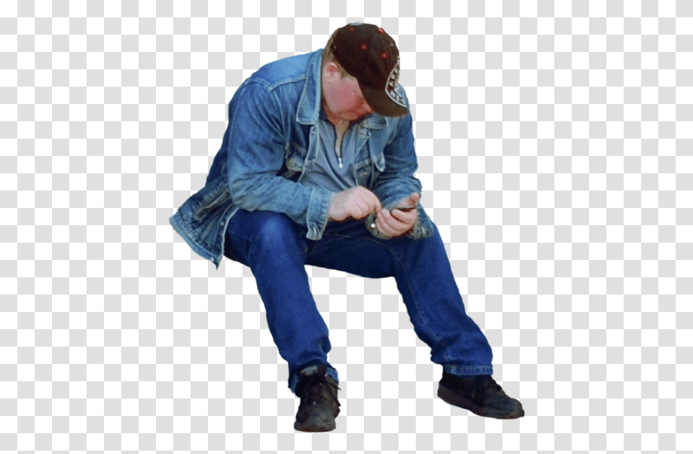 Old Person Sitting, Pants, Jeans, Footwear Transparent Png