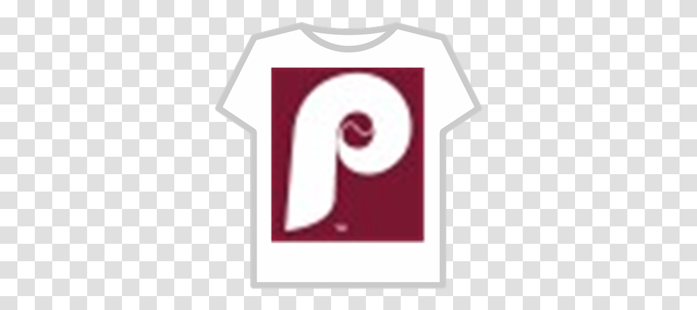 Old Phillies Logo Roblox Nike T Shirt Roblox, Text, Clothing, Apparel, Number Transparent Png
