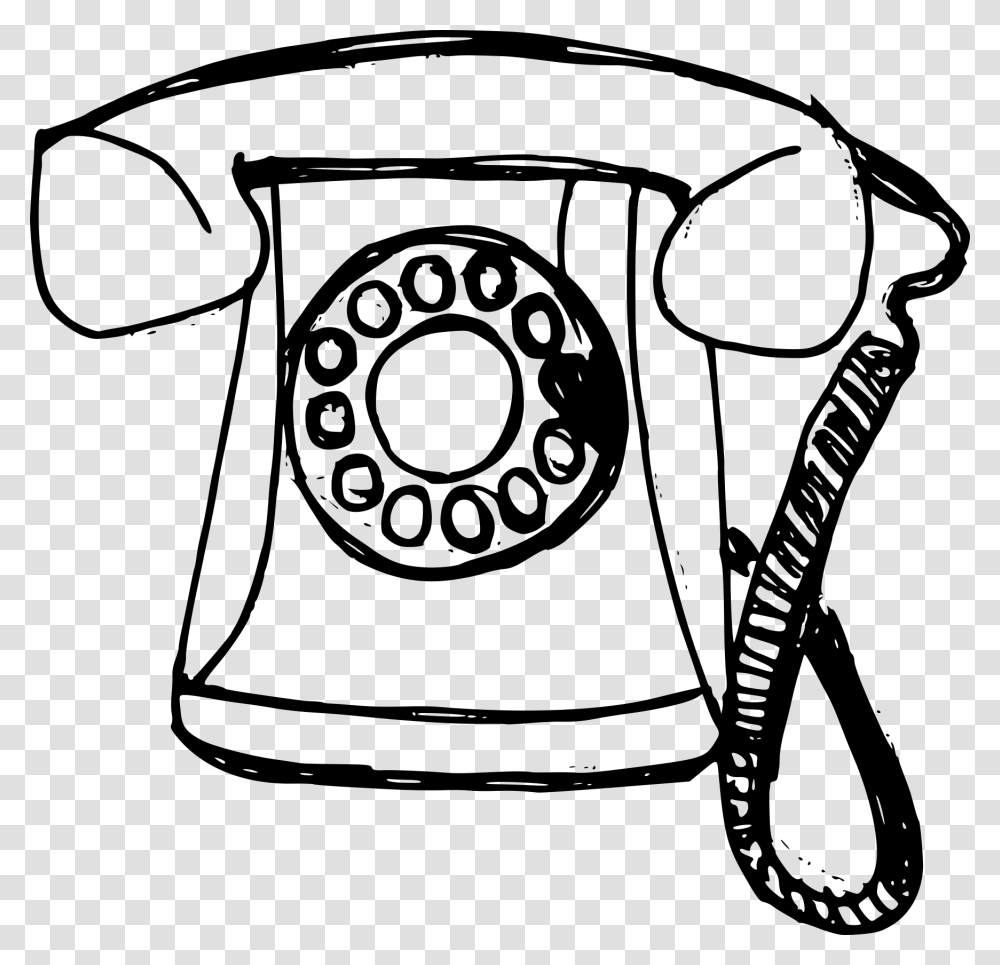 Old Phone 1940 Drawing, Gray, World Of Warcraft Transparent Png