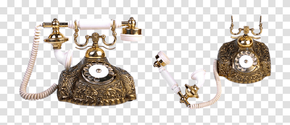 Old Phone 960, Electronics, Dial Telephone, Bronze Transparent Png