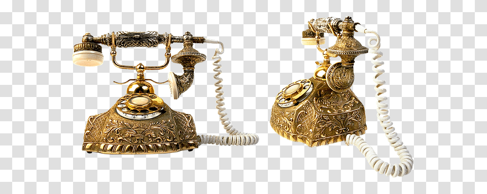 Old Phone Technology, Bronze, Electronics, Dial Telephone Transparent Png
