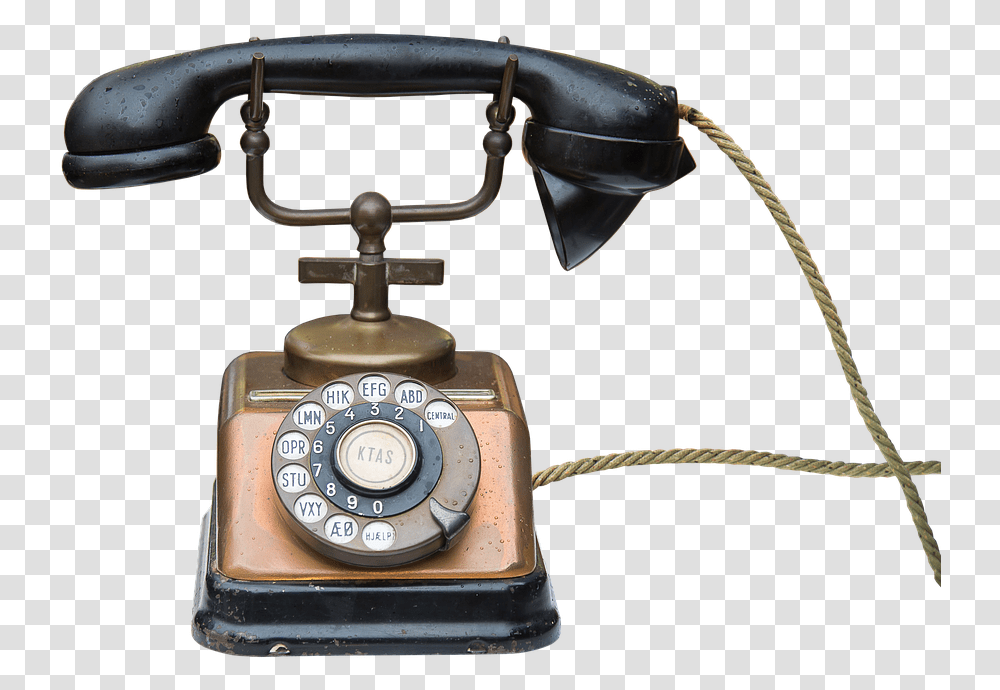 Old Phone Georgia German Coach Old Telephone, Electronics, Dial Telephone Transparent Png