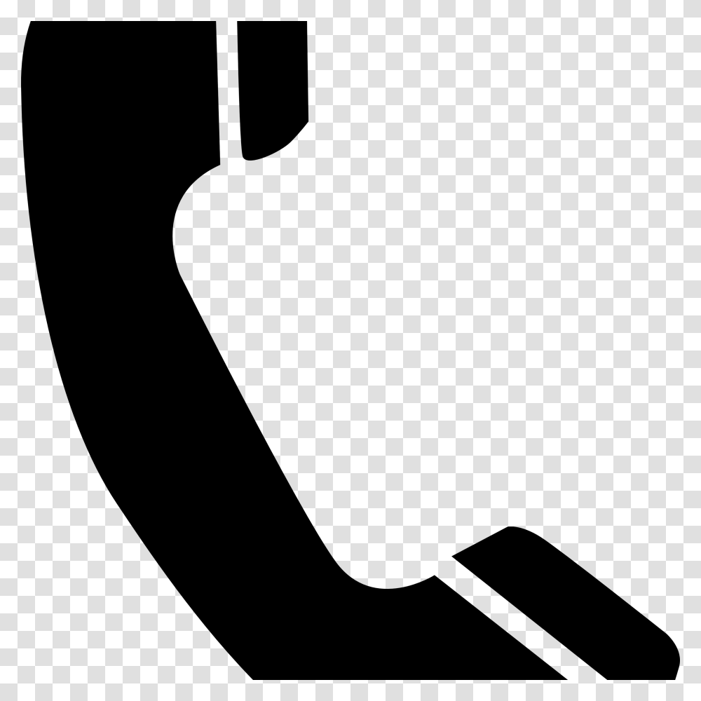 Old Phone Icon, Stencil, Logo Transparent Png