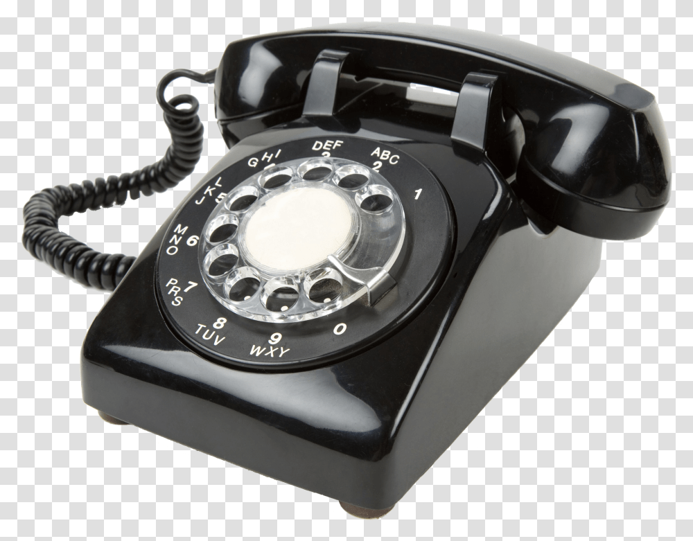 Old Phone Present And Past Communication, Electronics, Dial Telephone, Wristwatch, Camera Transparent Png