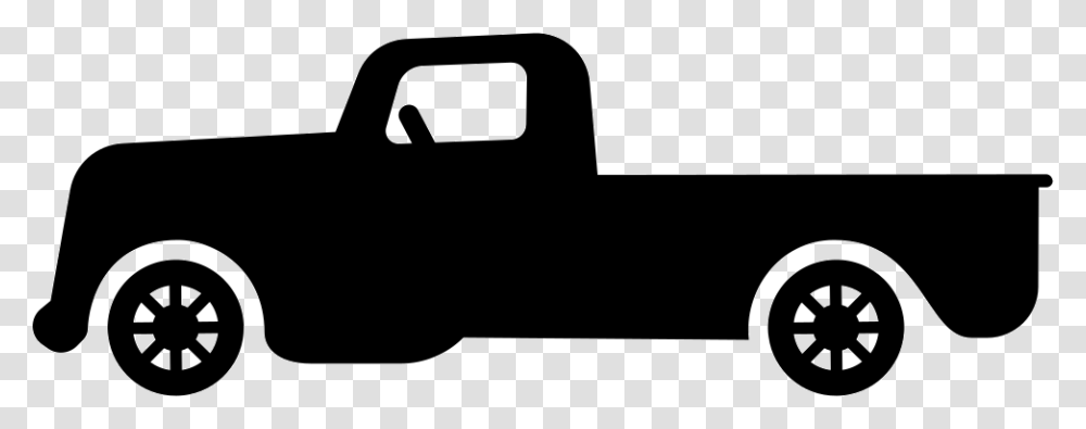 Old Pickup, Silhouette, Machine, Pickup Truck, Vehicle Transparent Png