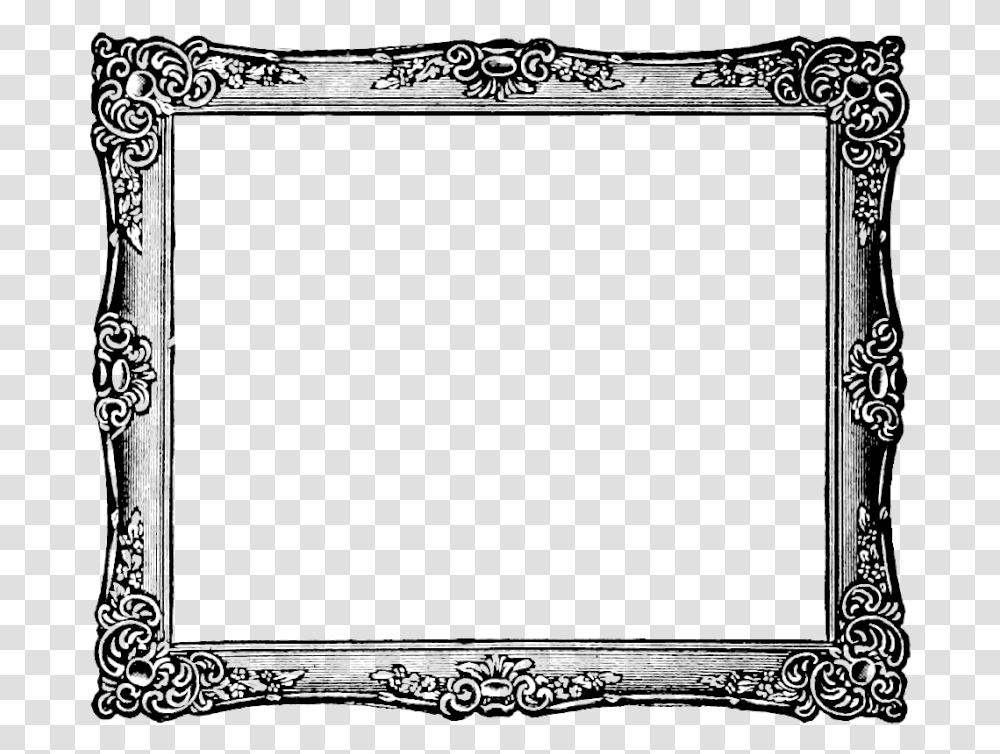 Old Picture Frame Clipart, Screen, Electronics, Mirror, Gate Transparent Png
