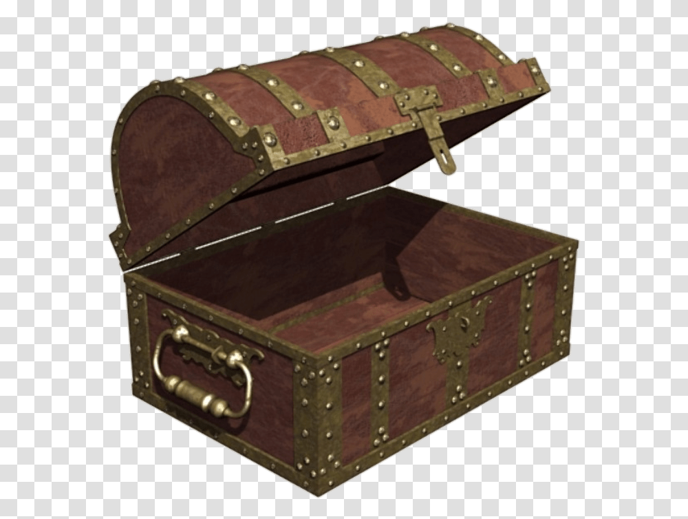 Old Pirate Treasure Chest, Box Transparent Png