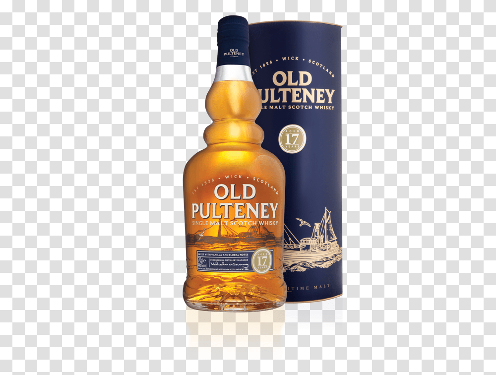 Old Pulteney 17 Years Old, Liquor, Alcohol, Beverage, Drink Transparent Png