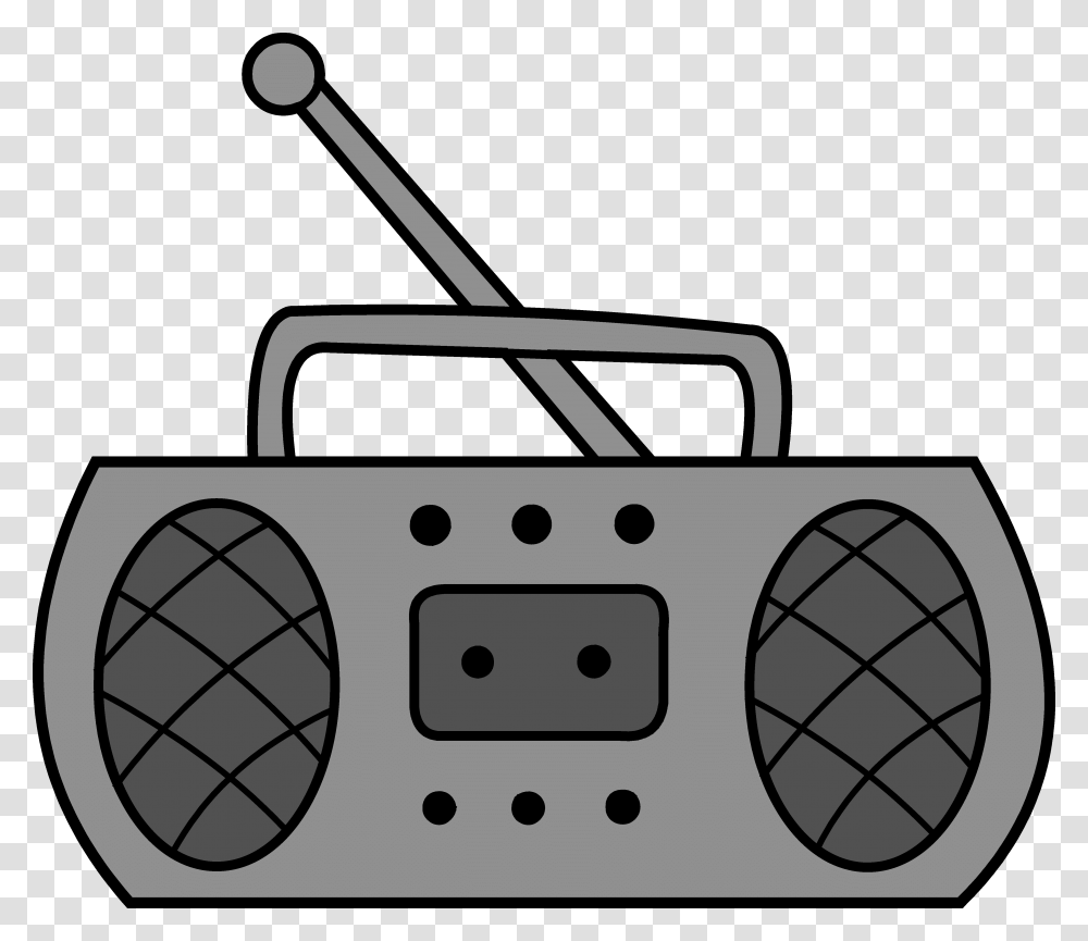 Old Radio Cliparts, Stereo, Electronics, Tape Player Transparent Png