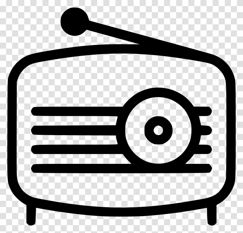 Old Radio Icon Free Download, Camera, Electronics, Lawn Mower, Tool Transparent Png