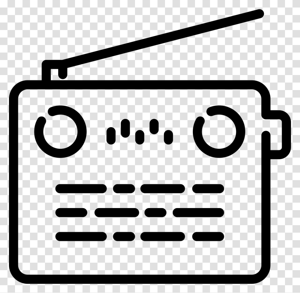 Old Radio Icon Free Download, Electronics, Remote Control, Cooktop, Indoors Transparent Png